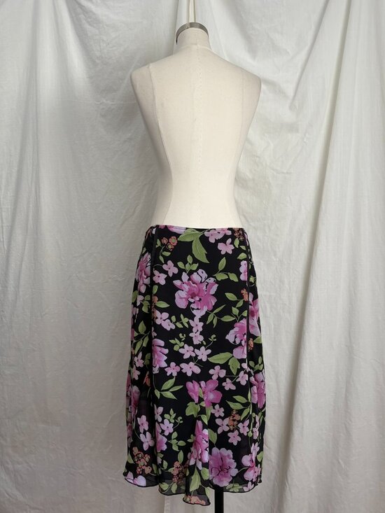 Y2K Floral Skirt Size 16 - Picture 7 of 8